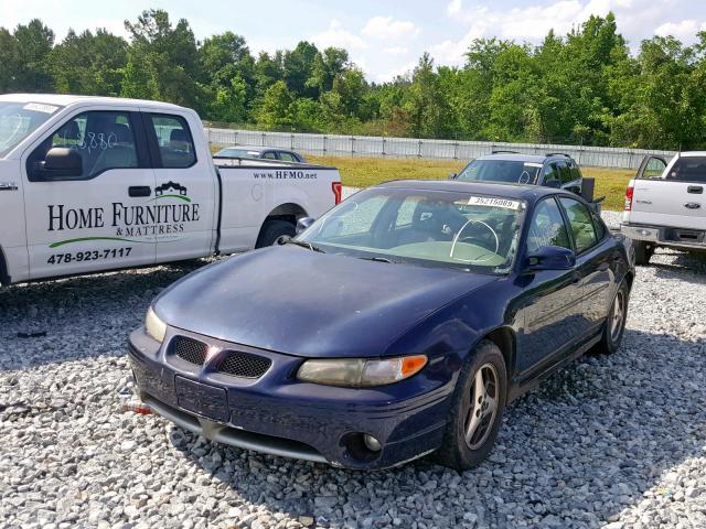 1G2WP52K21F133265 - 2001 PONTIAC GRAND PRIX 蓝色 照片 2