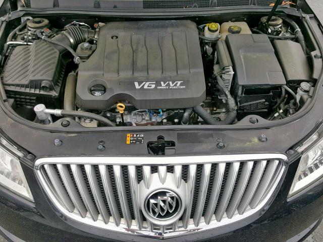 1G4GJ5G30CF261585 - 2012 BUICK LACROSSE T BLACK photo 7