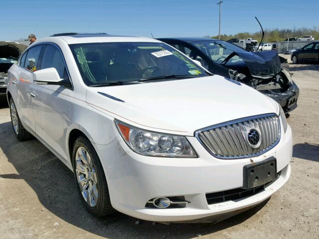 1G4GC5ED6BF175122 - 2011 BUICK LACROSSE C WHITE photo 1