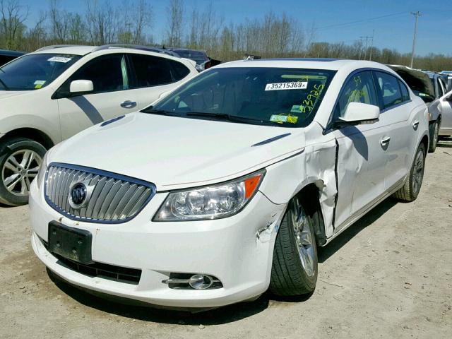 1G4GC5ED6BF175122 - 2011 BUICK LACROSSE C WHITE photo 2