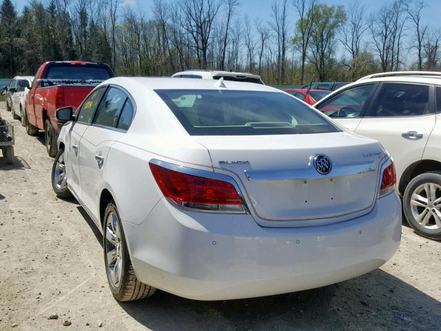 1G4GC5ED6BF175122 - 2011 BUICK LACROSSE C WHITE photo 3