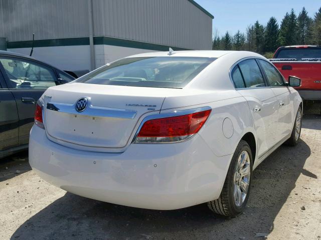 1G4GC5ED6BF175122 - 2011 BUICK LACROSSE C WHITE photo 4