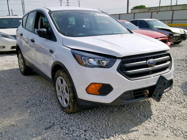 1FMCU0F7XJUC75676 - 2018 FORD ESCAPE S WHITE photo 1