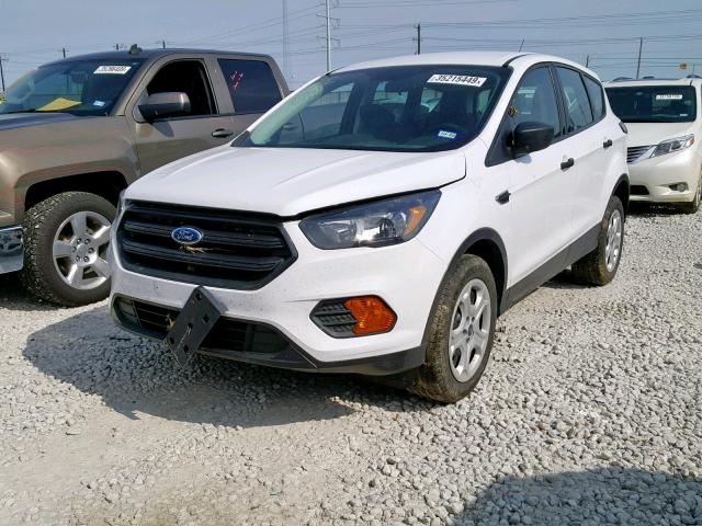 1FMCU0F7XJUC75676 - 2018 FORD ESCAPE S WHITE photo 2