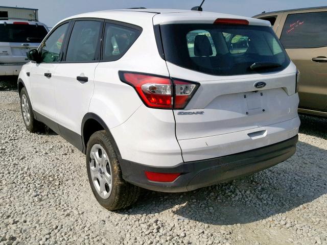 1FMCU0F7XJUC75676 - 2018 FORD ESCAPE S WHITE photo 3