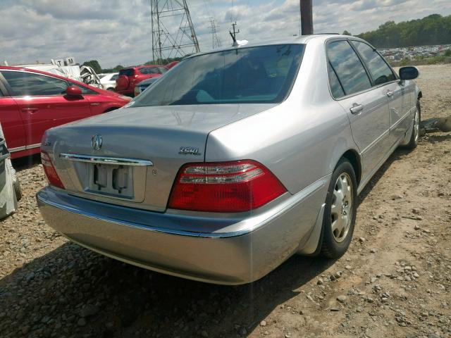 JH4KA96664C001453 - 2004 ACURA 3.5RL SILVER photo 4