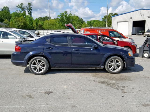 1B3BD1FG3BN524323 - 2011 DODGE AVENGER MA BLUE photo 9