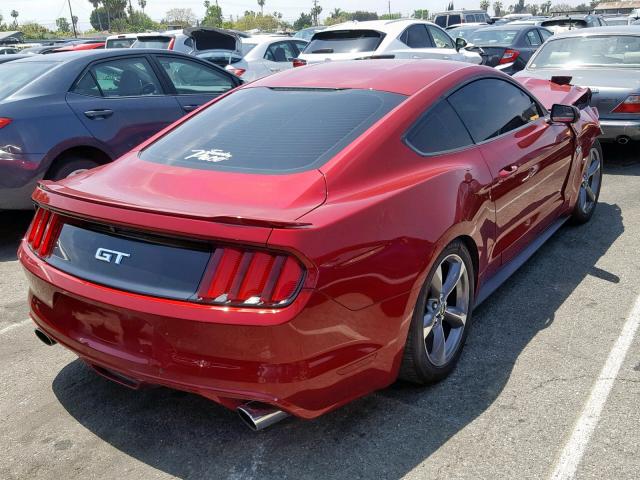 1FA6P8CF5H5322979 - 2017 FORD MUSTANG GT RED photo 4