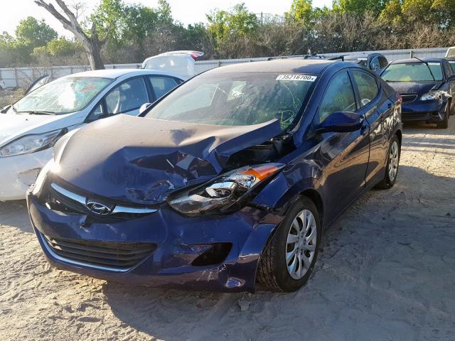 5NPDH4AE2DH172129 - 2013 HYUNDAI ELANTRA GLS  photo 2