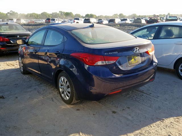 5NPDH4AE2DH172129 - 2013 HYUNDAI ELANTRA GLS  photo 3