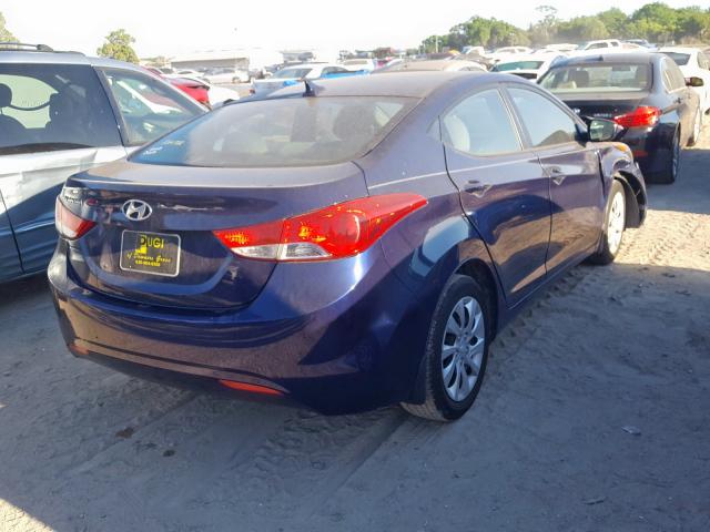 5NPDH4AE2DH172129 - 2013 HYUNDAI ELANTRA GLS  photo 4