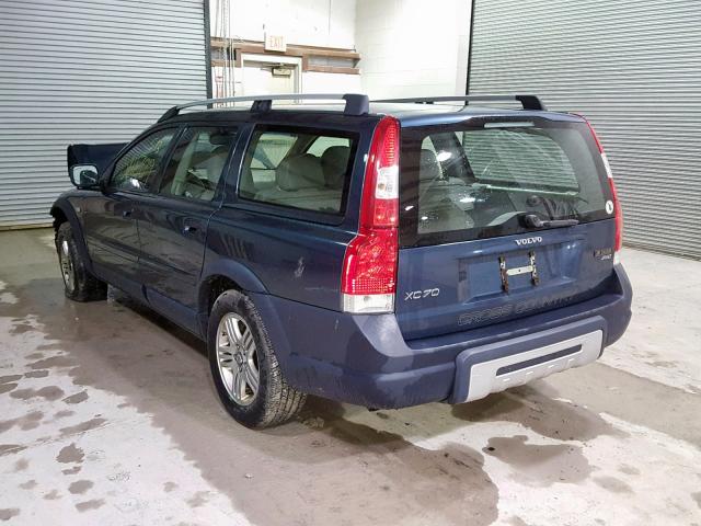 YV4SZ592161242277 - 2006 VOLVO XC70 BLUE photo 3