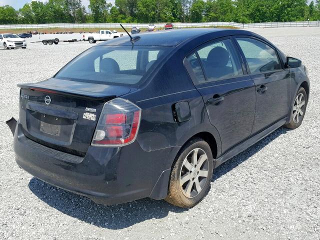 3N1AB6AP2CL777545 - 2012 NISSAN SENTRA 2.0 BLACK photo 4