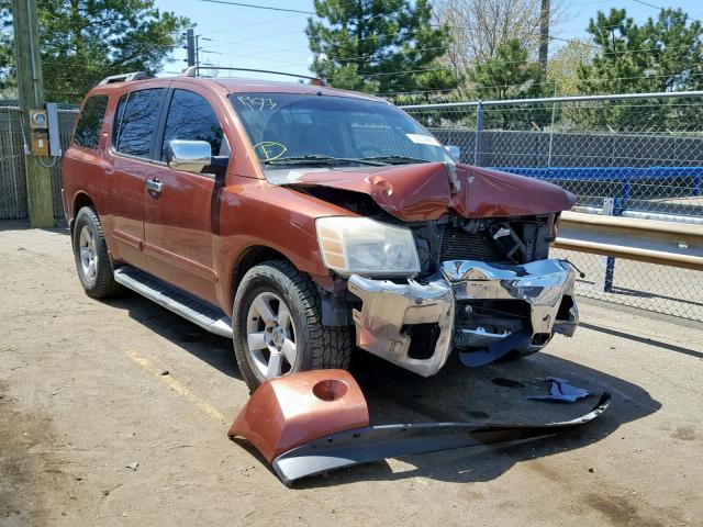 5N1AA08A84N724439 - 2004 NISSAN ARMADA SE BROWN photo 1