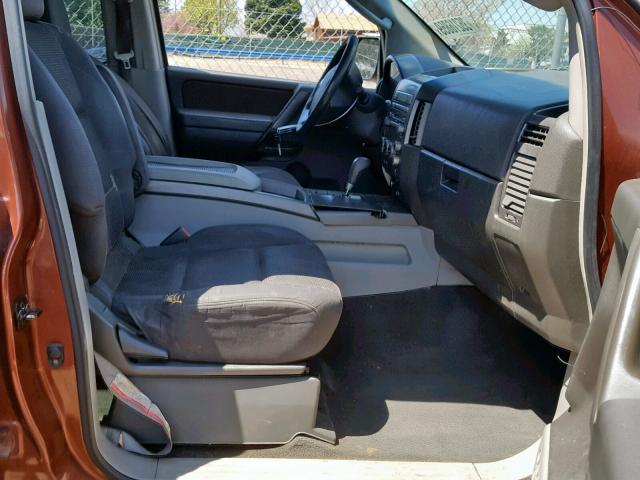 5N1AA08A84N724439 - 2004 NISSAN ARMADA SE BROWN photo 5