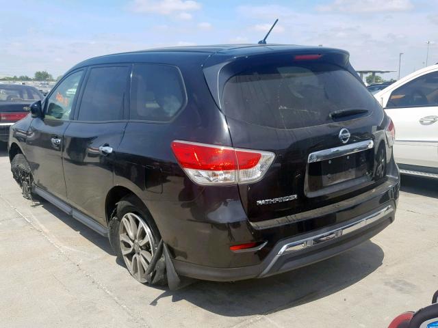 5N1AR2MN5EC677641 - 2014 NISSAN PATHFINDER BLACK photo 3