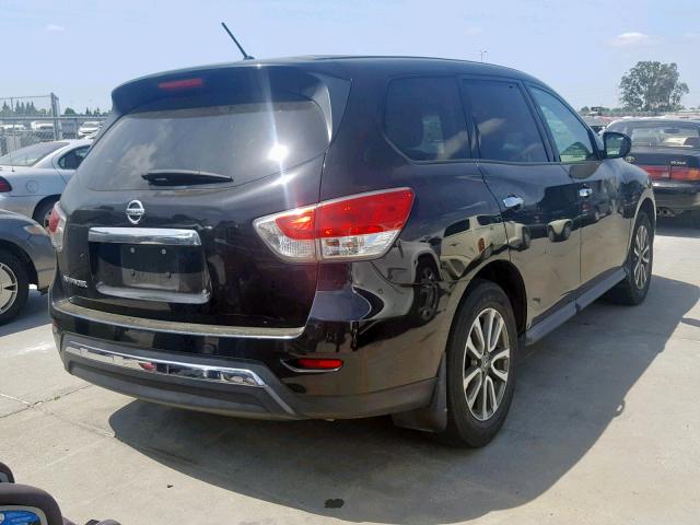 5N1AR2MN5EC677641 - 2014 NISSAN PATHFINDER BLACK photo 4