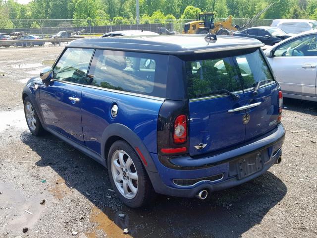 WMWMM33588TP71151 - 2008 MINI COOPER S C BLUE photo 3