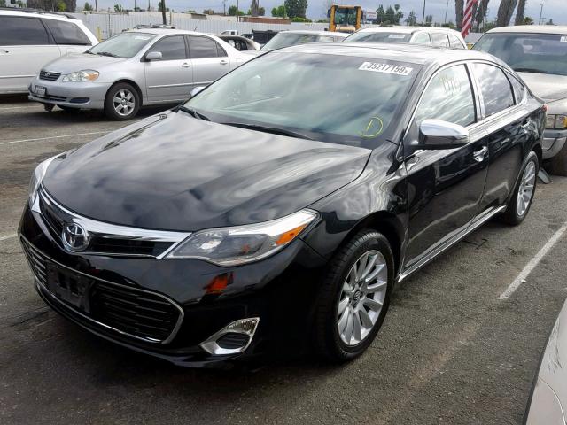4T1BK1EB8FU173667 - 2015 TOYOTA AVALON XLE BLACK photo 2