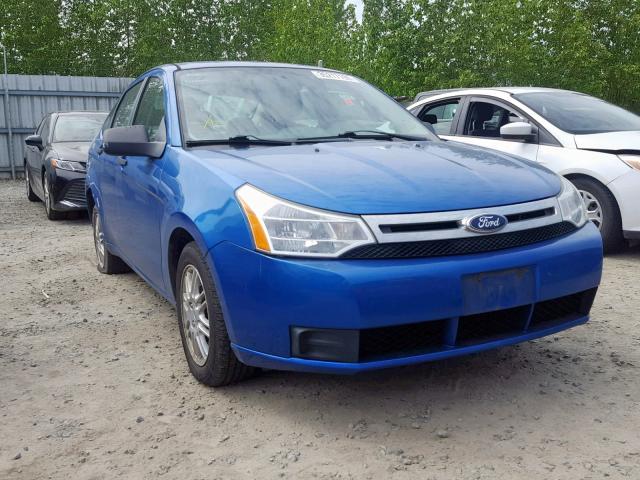 1FAHP3FN5BW190936 - 2011 FORD FOCUS SE BLUE photo 1