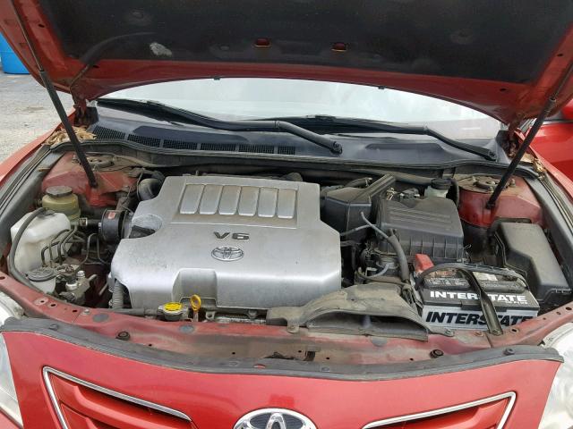 JTNBK46K373014966 - 2007 TOYOTA CAMRY NEW RED photo 7