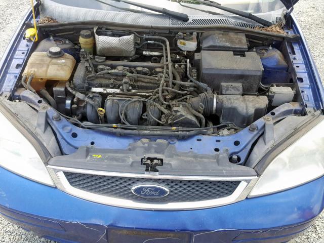 3FAFP37N65R132847 - 2005 FORD FOCUS ZX5 GRAY photo 7