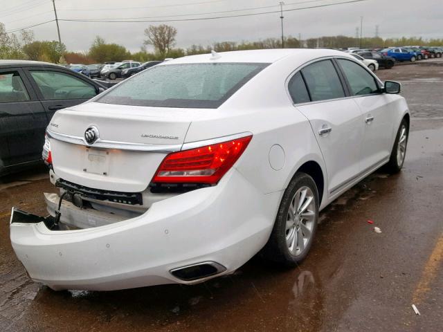 1G4GB5G39EF251346 - 2014 BUICK LACROSSE WHITE photo 4