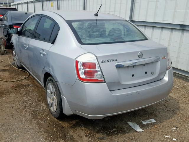 3N1AB6AP6AL612367 - 2010 NISSAN SENTRA 2.0 SILVER photo 3