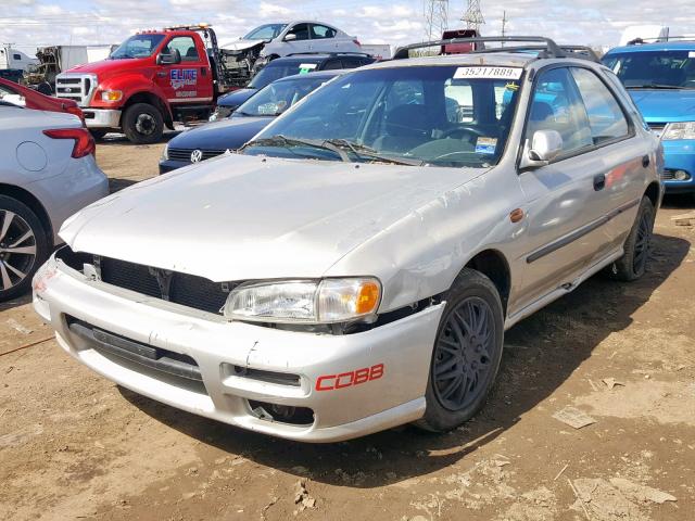 JF1GF43541G804652 - 2001 SUBARU IMPREZA L SILVER photo 2