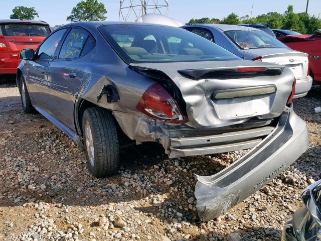 2G2WP552771209428 - 2007 PONTIAC GRAND PRIX GRAY photo 3