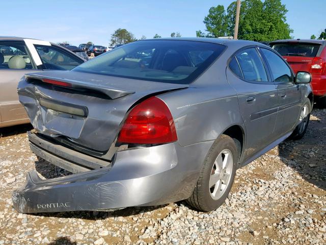 2G2WP552771209428 - 2007 PONTIAC GRAND PRIX GRAY photo 4