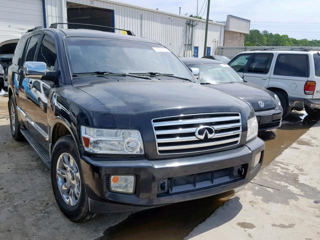 5N3AA08C94N808679 - 2004 INFINITI QX56 BLACK photo 1