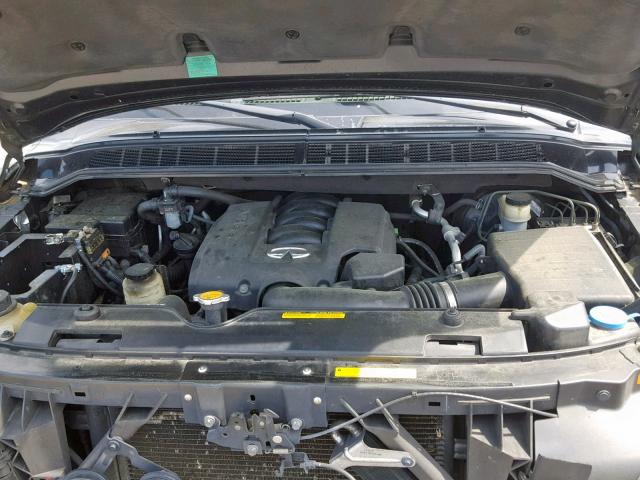 5N3AA08C94N808679 - 2004 INFINITI QX56 BLACK photo 7