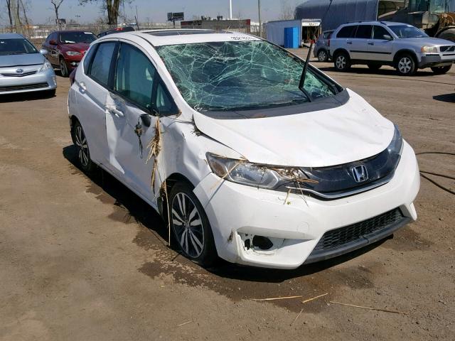 3HGGK5H88GM100145 - 2016 HONDA FIT EX WHITE photo 1