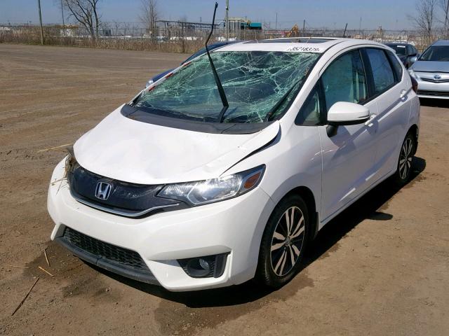 3HGGK5H88GM100145 - 2016 HONDA FIT EX WHITE photo 2