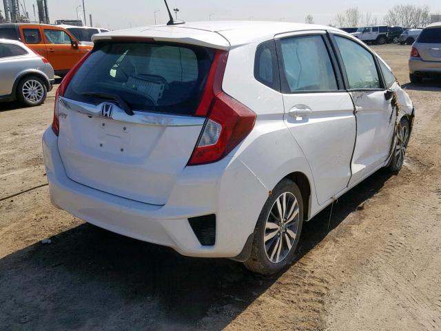 3HGGK5H88GM100145 - 2016 HONDA FIT EX WHITE photo 4