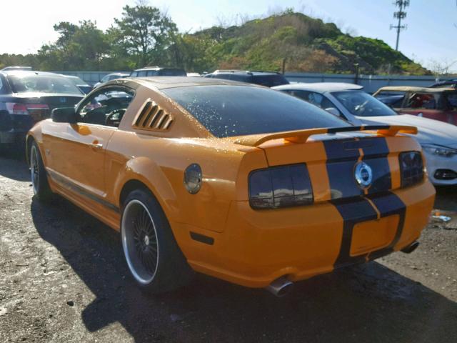 1ZVFT82H075334865 - 2007 FORD MUSTANG GT YELLOW photo 3