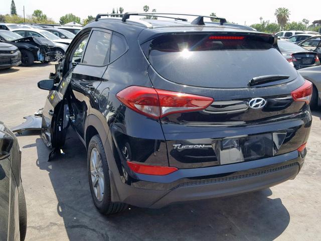 KM8J33A49JU743857 - 2018 HYUNDAI TUCSON SEL BLACK photo 3