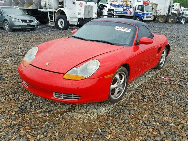 WP0CA2986XU630798 - 1999 PORSCHE BOXSTER RED photo 2