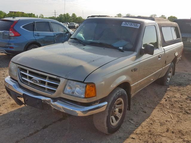 1FTYR10D12TA46892 - 2002 FORD RANGER GOLD photo 2