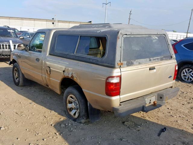 1FTYR10D12TA46892 - 2002 FORD RANGER GOLD photo 3