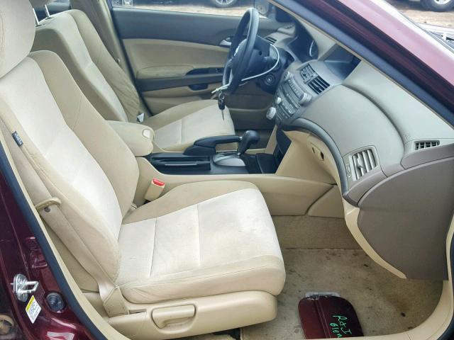 JHMCP26488C034632 - 2008 HONDA ACCORD LXP BURGUNDY photo 5