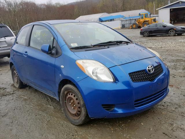 JTDJT923875102604 - 2007 TOYOTA YARIS BLUE photo 1