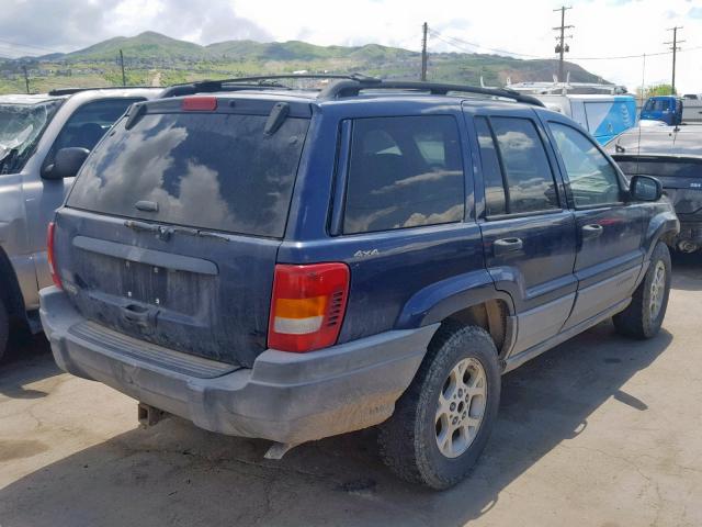 1J4GW48S7YC162545 - 2000 JEEP GRAND CHER BLUE photo 4