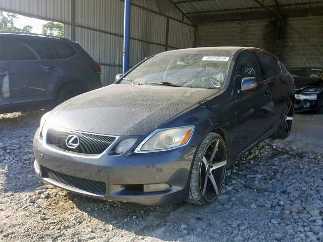 JTHBH96S065036831 - 2006 LEXUS GS 300 GRAY photo 2