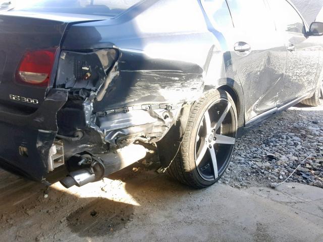 JTHBH96S065036831 - 2006 LEXUS GS 300 GRAY photo 9