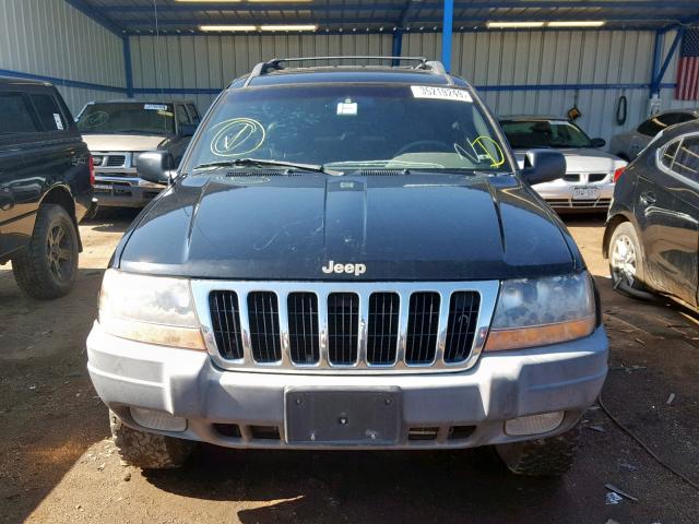 1J4GW48N7YC333949 - 2000 JEEP GRAND CHER BLACK photo 9