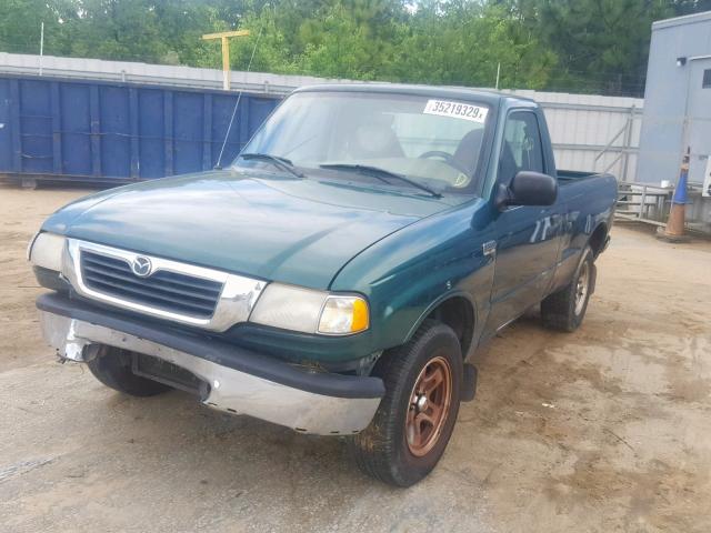 4F4YR12V2YTM24921 - 2000 MAZDA B3000 GREEN photo 2