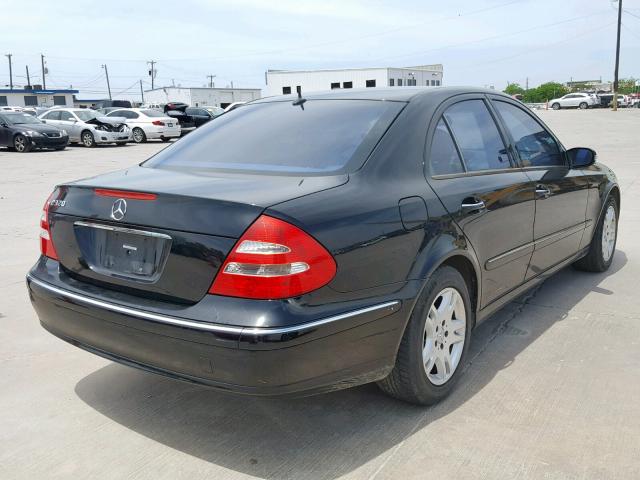 WDBUF65J43A279910 - 2003 MERCEDES-BENZ E 320 BLACK photo 4