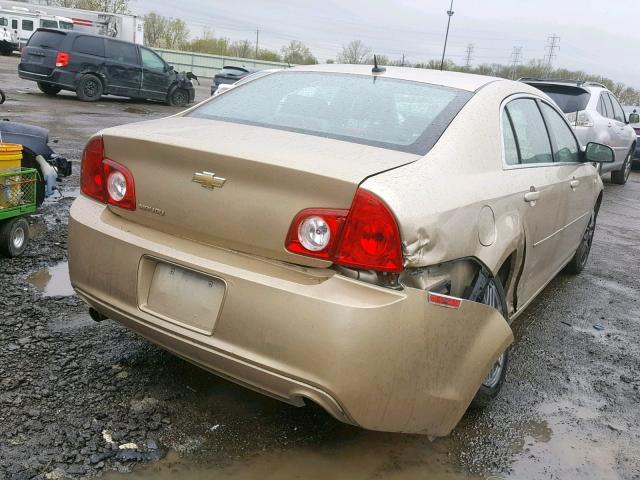 1G1ZH57B884202442 - 2008 CHEVROLET MALIBU 1LT GOLD photo 4